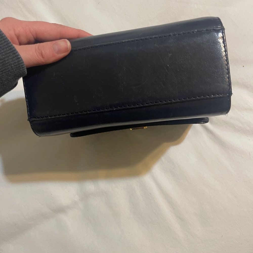 Vintage Jones New York Navy Blue Handbag - Picture 5 of 9